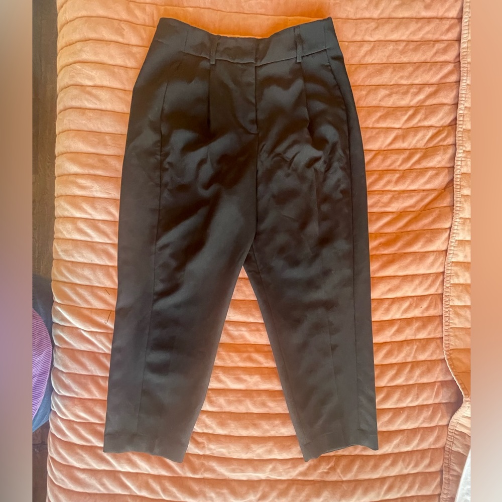 Express - High Waisted Pleated Ankle Pant